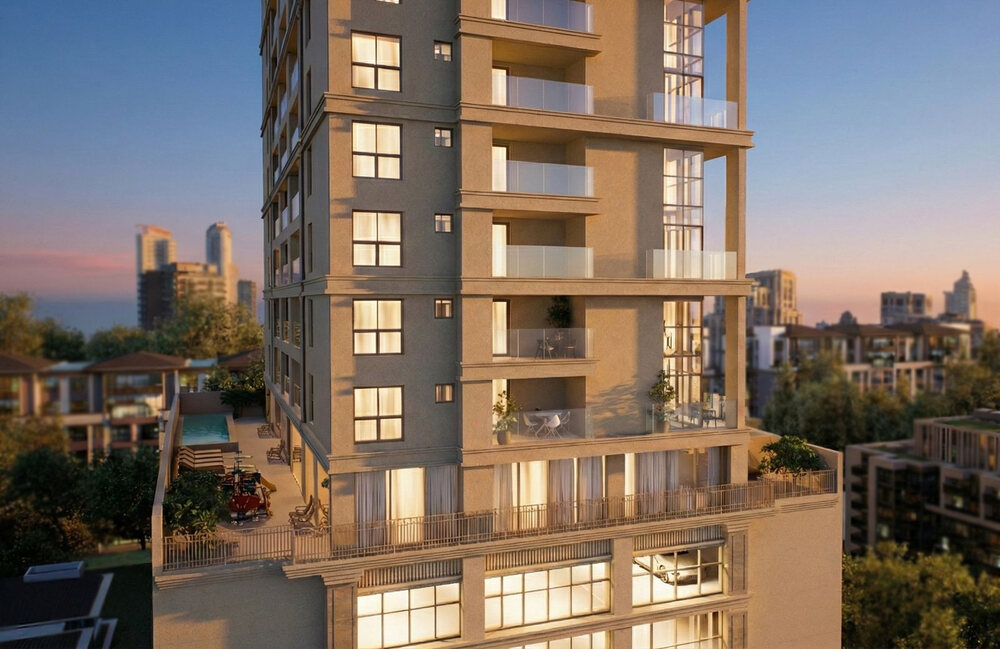 Diamond Hill ao entardecer